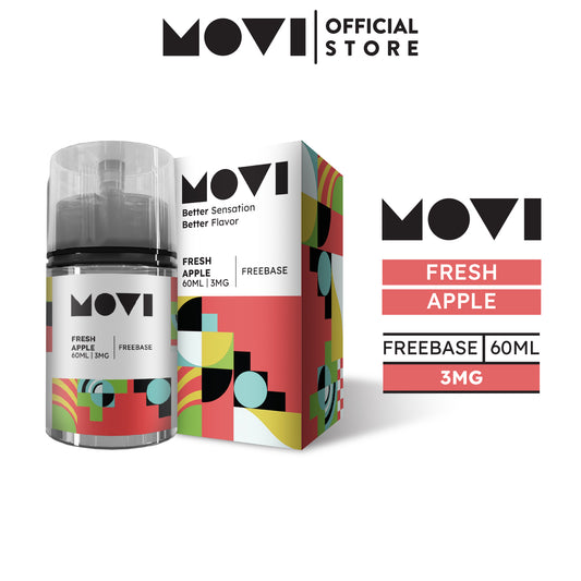 Liquid Movi Freebased 60ml Fresh Apple by Movi