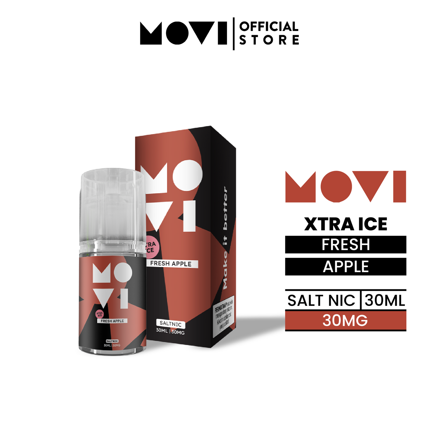 Xtra Ice Series by Movi - Fresh Apple Liquid Saltnic