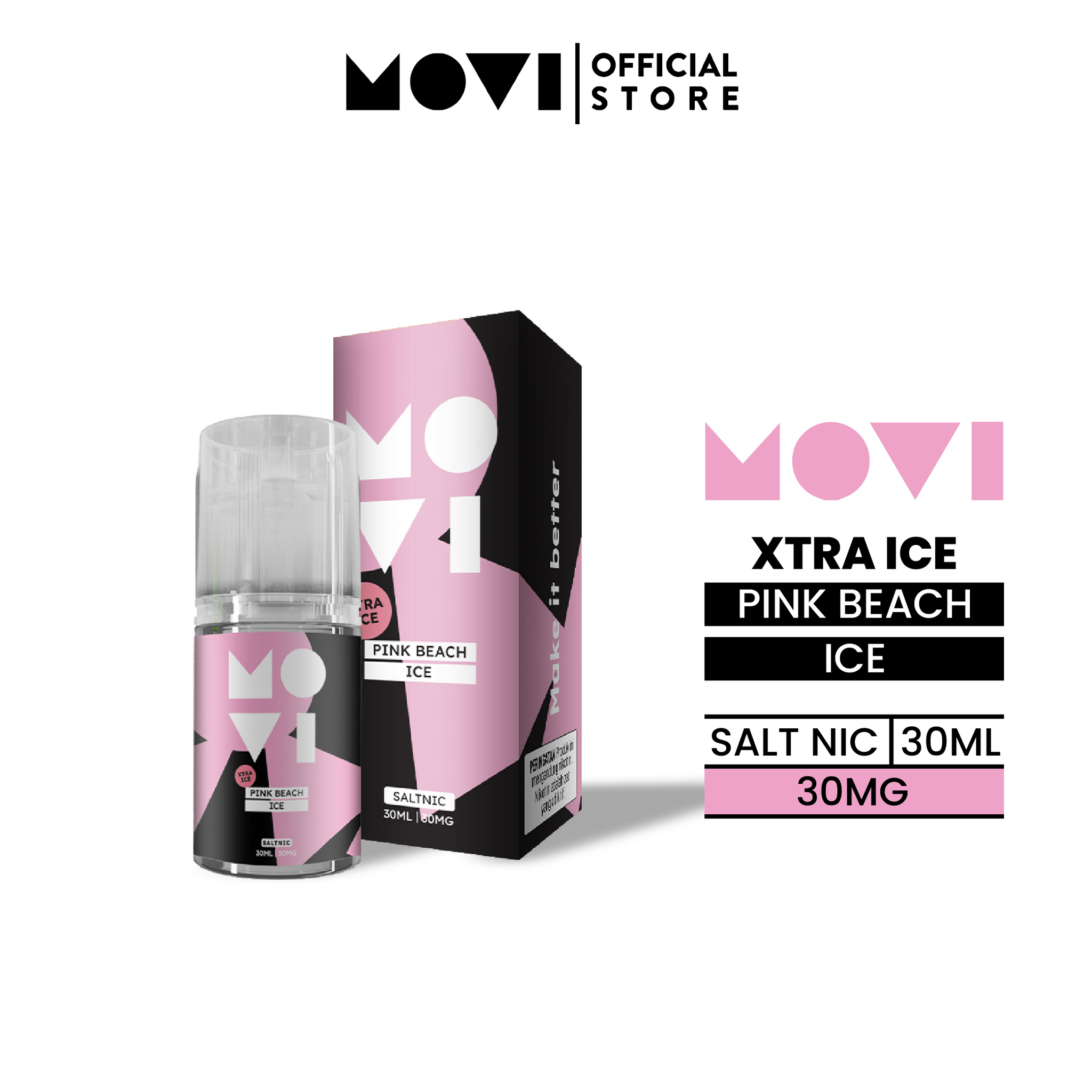 Xtra Ice Series by Movi - Pink Beach Ice Liquid Saltnic