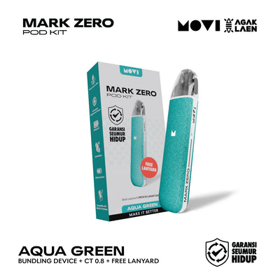 POD MOVI MARK ZERO BUNDLING KIT AQUA GREEN + LANYARD