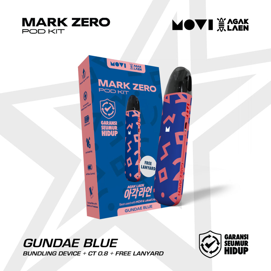 POD MARK ZERO KIT X AGAK LAEN GUNDAE BLUE + LANYARD