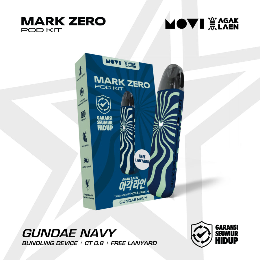 POD MARK ZERO KIT X AGAK LAEN GUNDAE NAVY + LANYARD