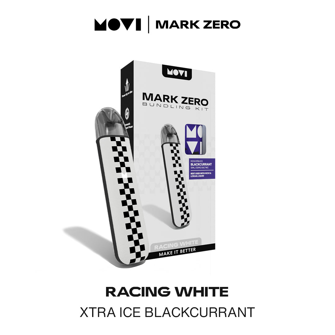 POD MOVI MARK ZERO RACING WHITE + XTRA ICE BLACKCURRANT 15ML