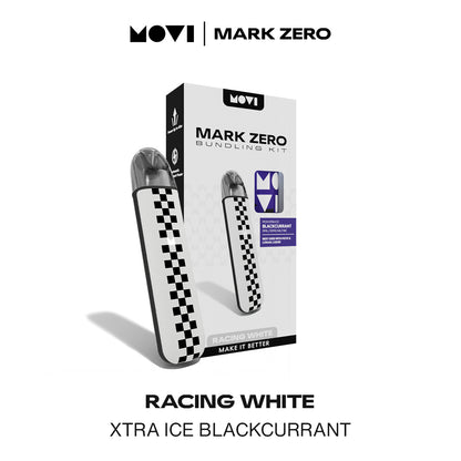 (PO) POD MOVI MARK ZERO RACING WHITE + XTRA ICE BLACKCURRANT 15ML