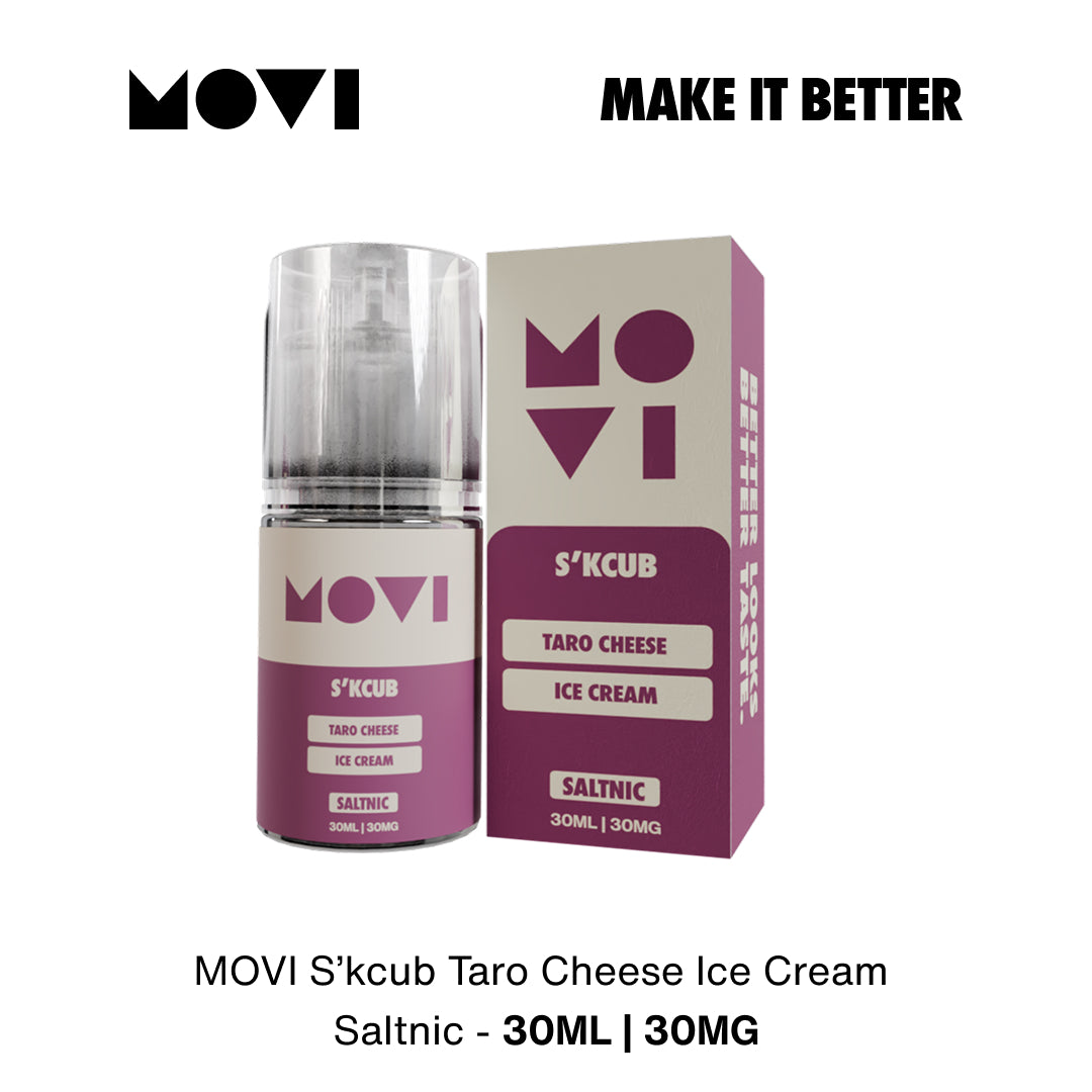 (PRE ORDER) Movi Skcub Series by Movi - Taro Cheese Ice Cream Liquid Saltnic