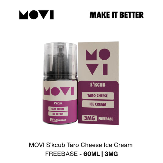 (PRE ORDER) Liquid Movi Freebase 60ml Skcub Series Taro Cheese Ice Cream by Movi