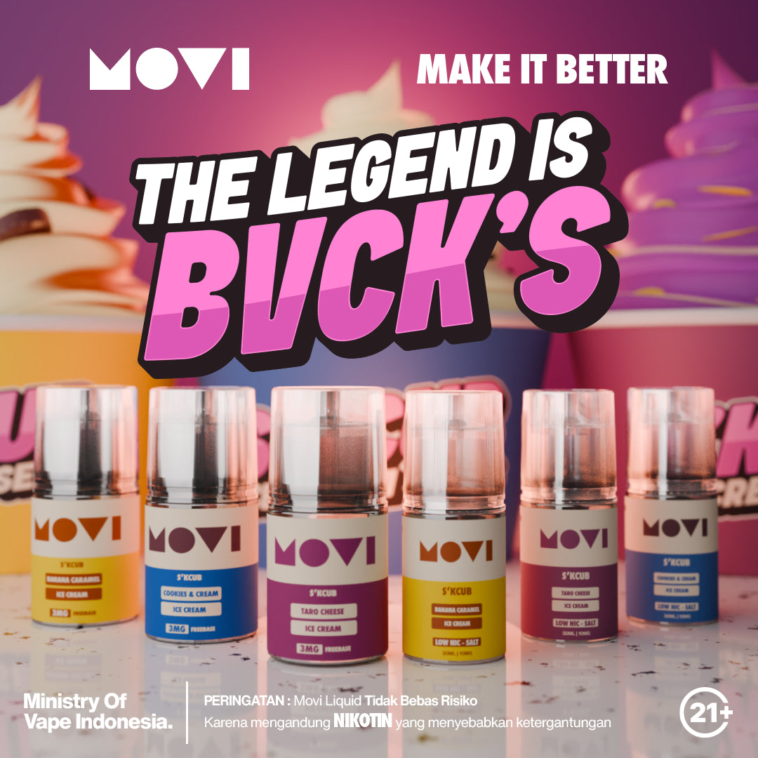 Liquid Movi Freebase 60ml Skcub Series Banana Caramel Ice Cream by Movi