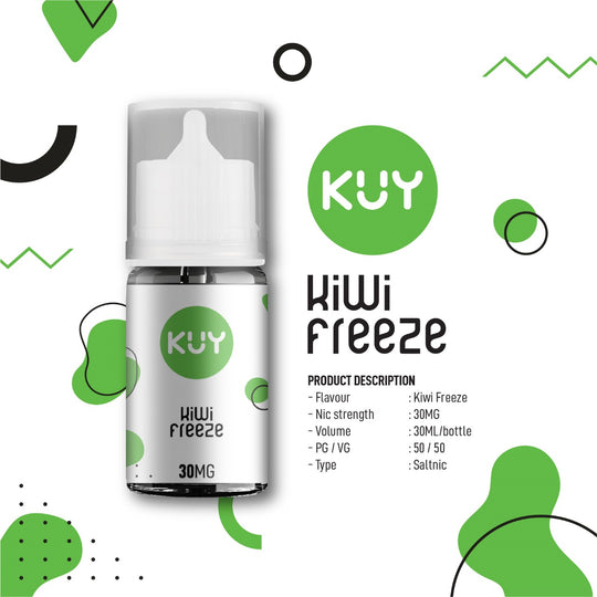 LIQUID KUY SALT KIWI FREEZE 30MG 30ML BY MOVI