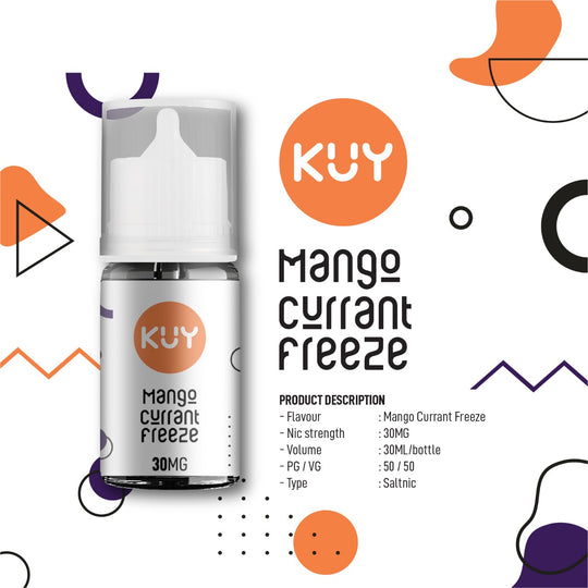 LIQUID KUY SALT MANGO CURRANT FREEZE 30MG 30ML BY MOVI