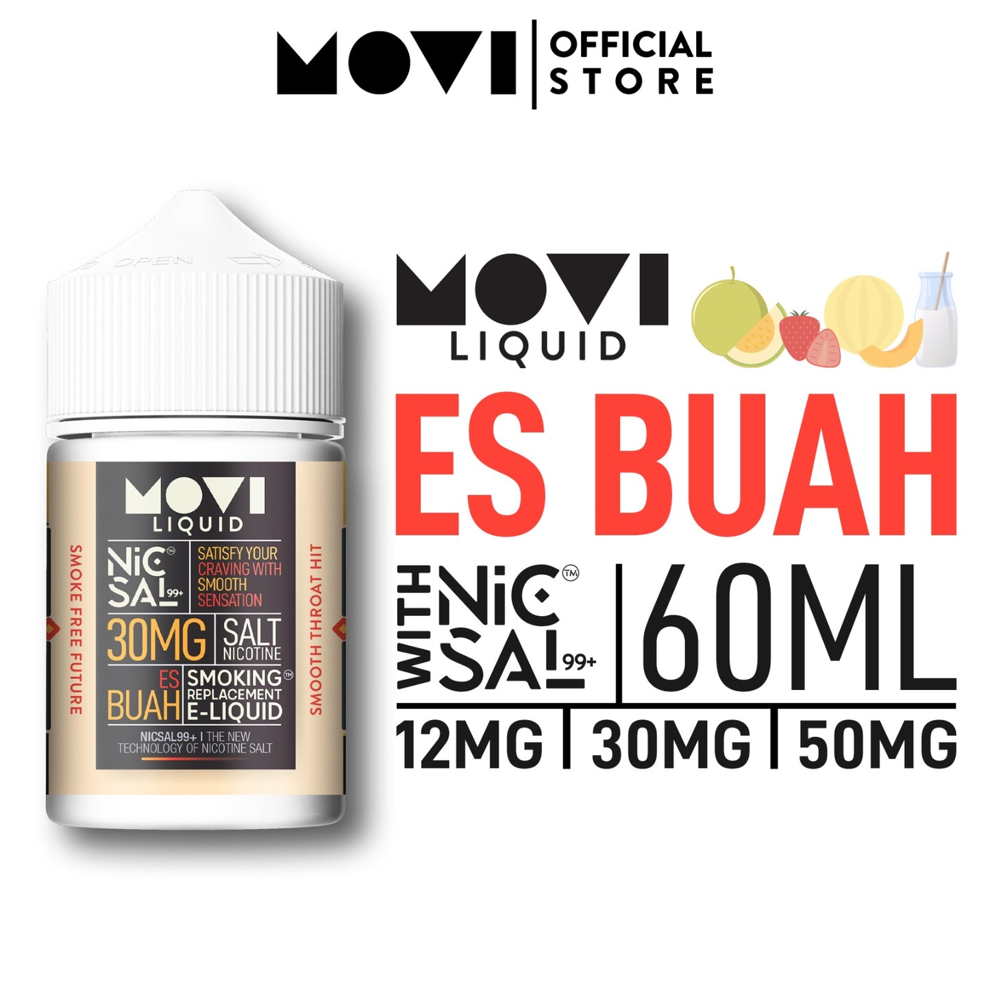 LIQUID MOVI ES BUAH SALTNIC 60ML