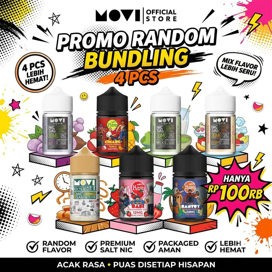 PROMO CUKAI SALTNIC Random 60ml 4 PCS