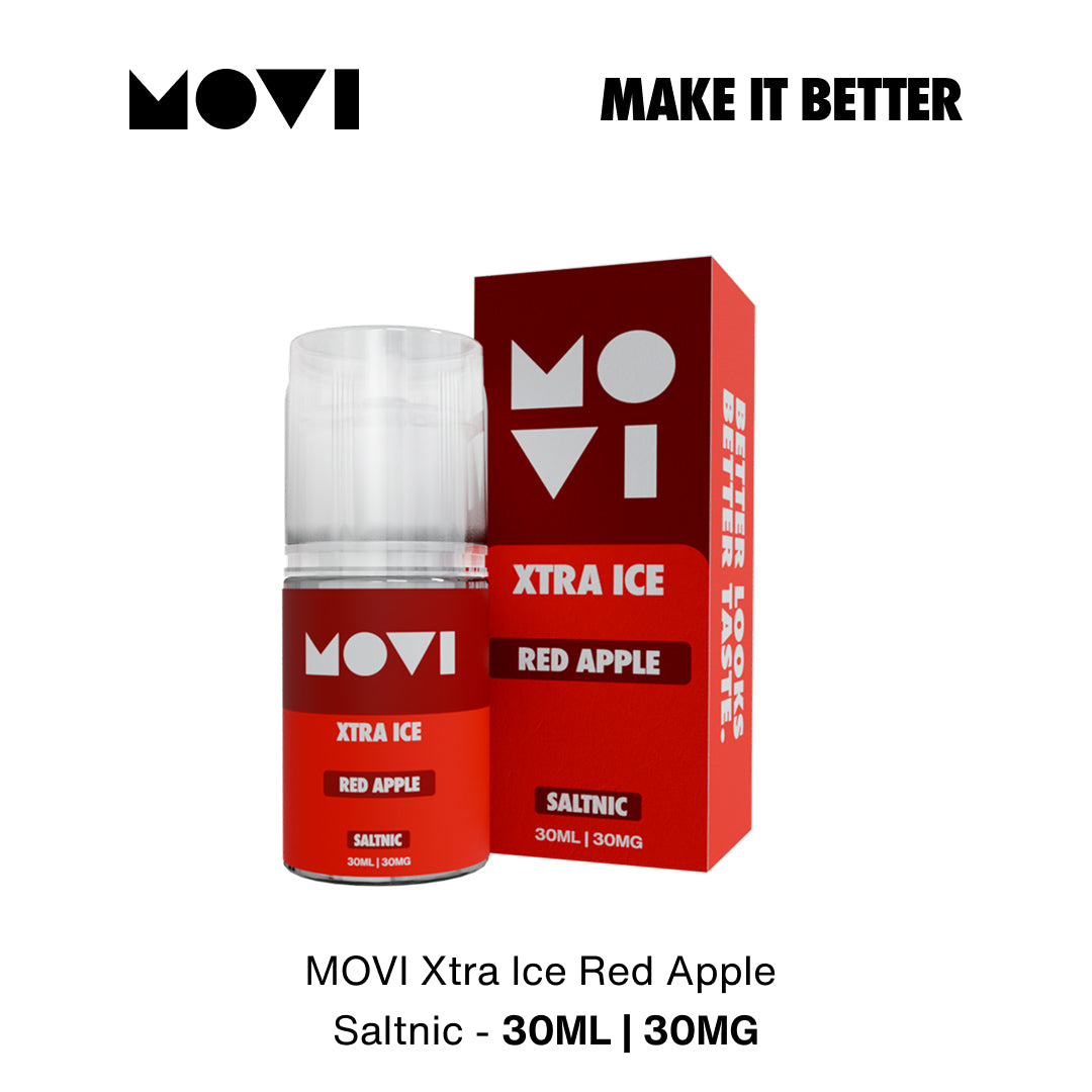 Xtra Ice Series by Movi - Red Apple Liquid Saltnic