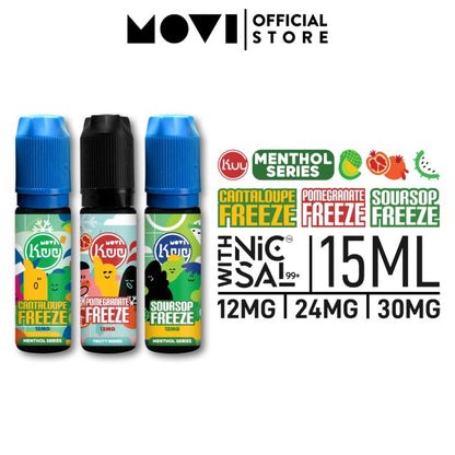 LIQUID MOVI NICSAL 99+ KUY MENTHOL SERIES 15ML BY MOVI