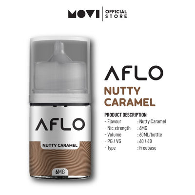 LIQUID AFLO FB99+ NUTTY CARAMEL 60ML BY MOVI - Second Image