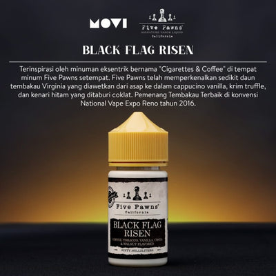 FIVE PAWNS BLACK FLAG RISEN VAPE - Second Image